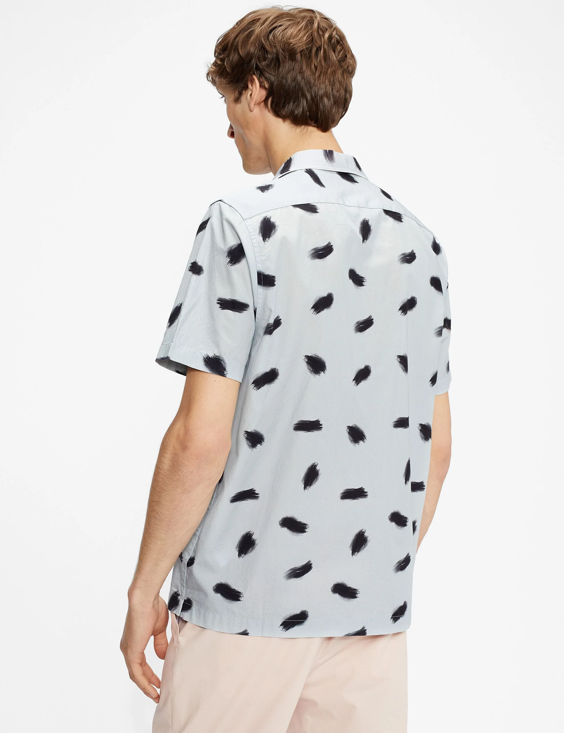 PRINTED SHIRT | LT-BLUE - Image 4