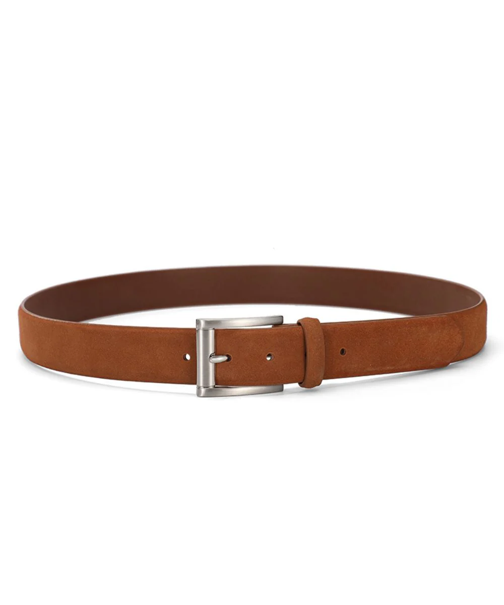 SUEDE BELT | CHESTNUT - Image 2