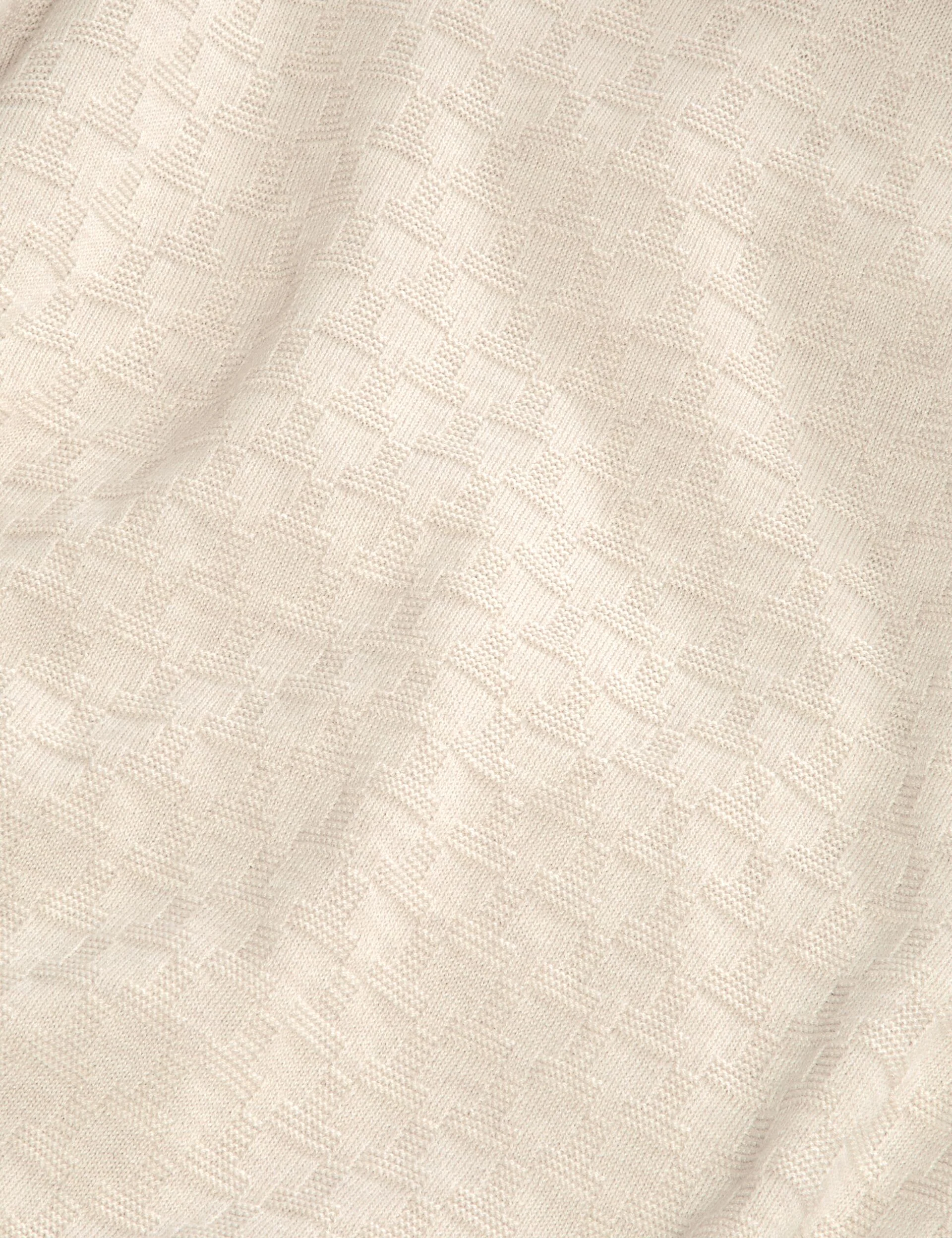 T STITCH LONG SLEEVE CREW NECK SWEATER | EGRET HEATHER - Image 3