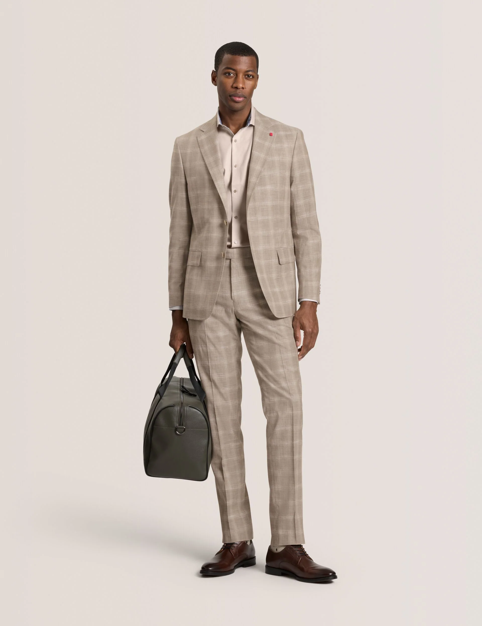 WINTER-CHECK | TAUPE - Image 2